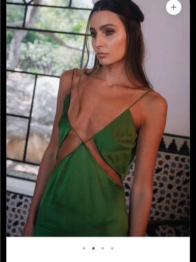Isabella emerald dress